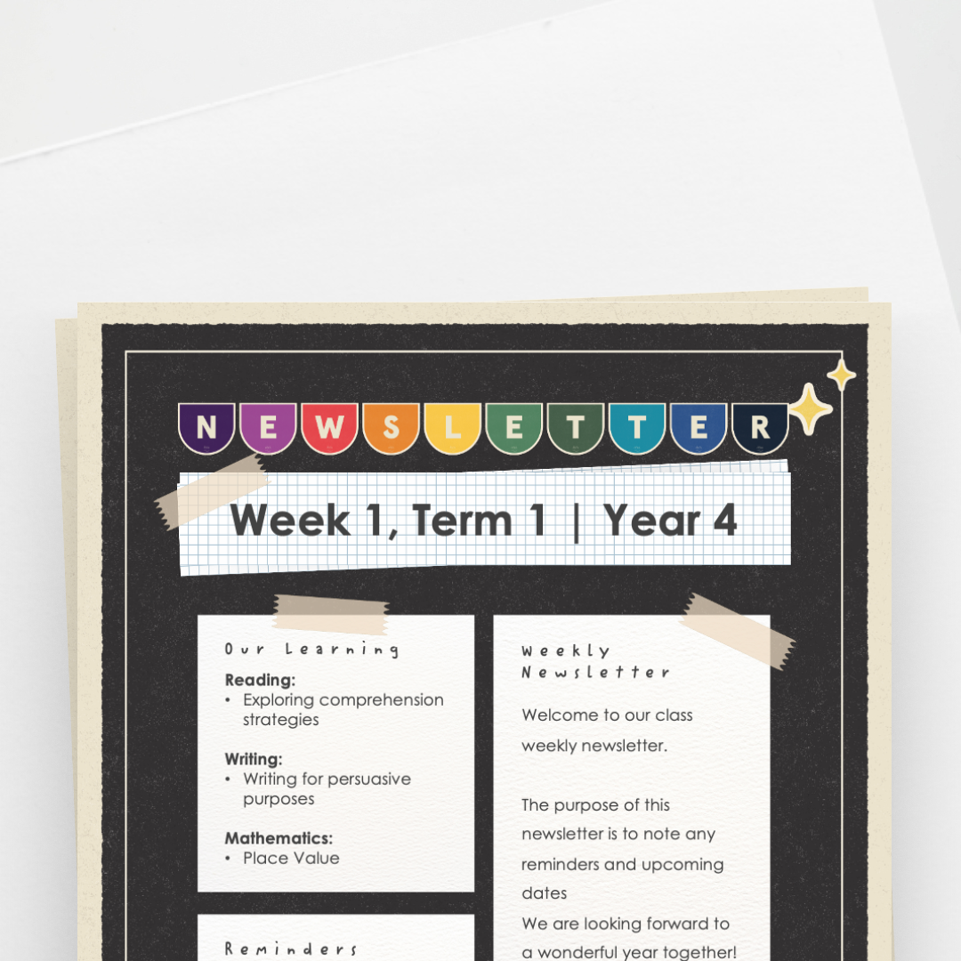 Philip Bunting: Newsletter - Watch this Space Classroom Decor