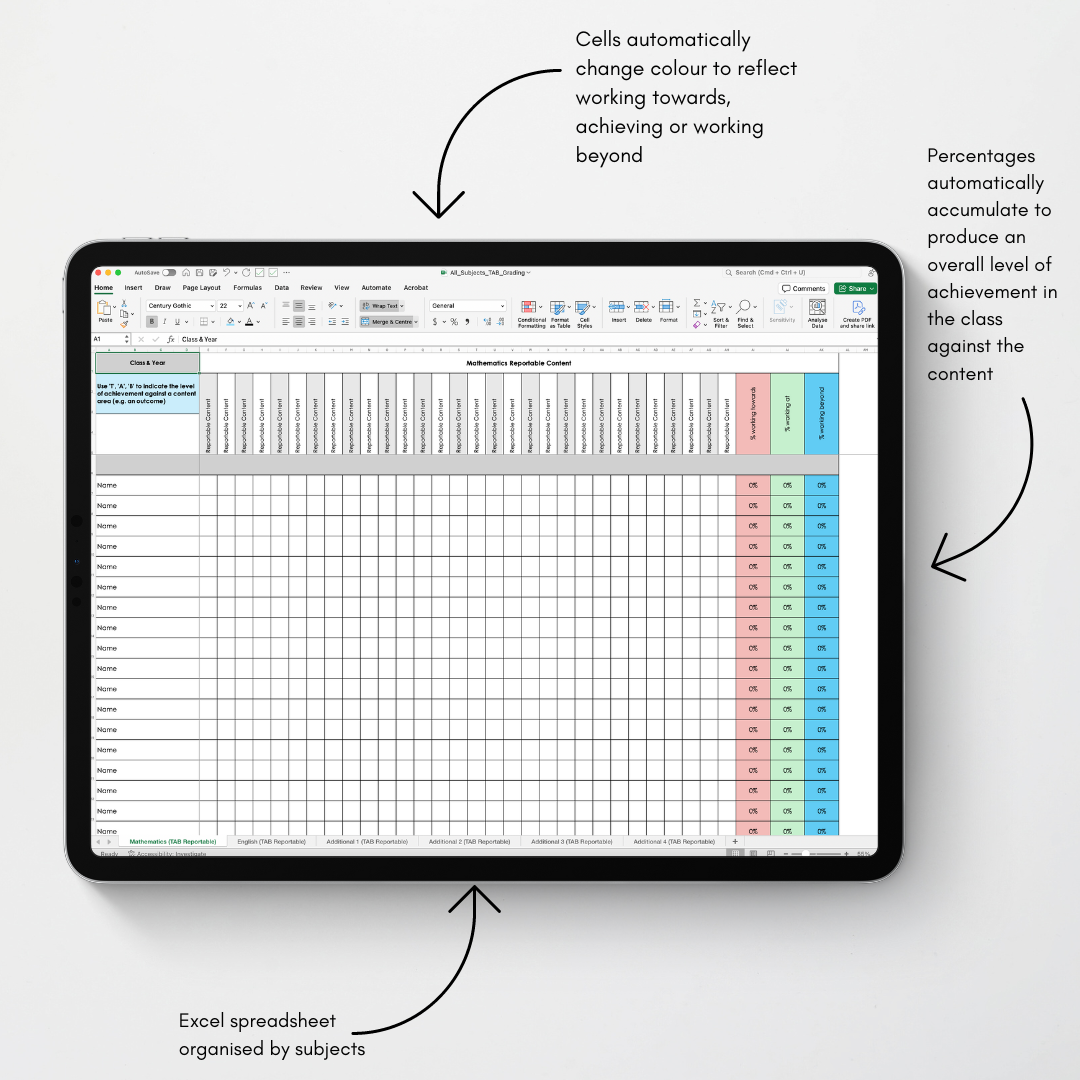 Digital Assessment Book - NSW Syllabus