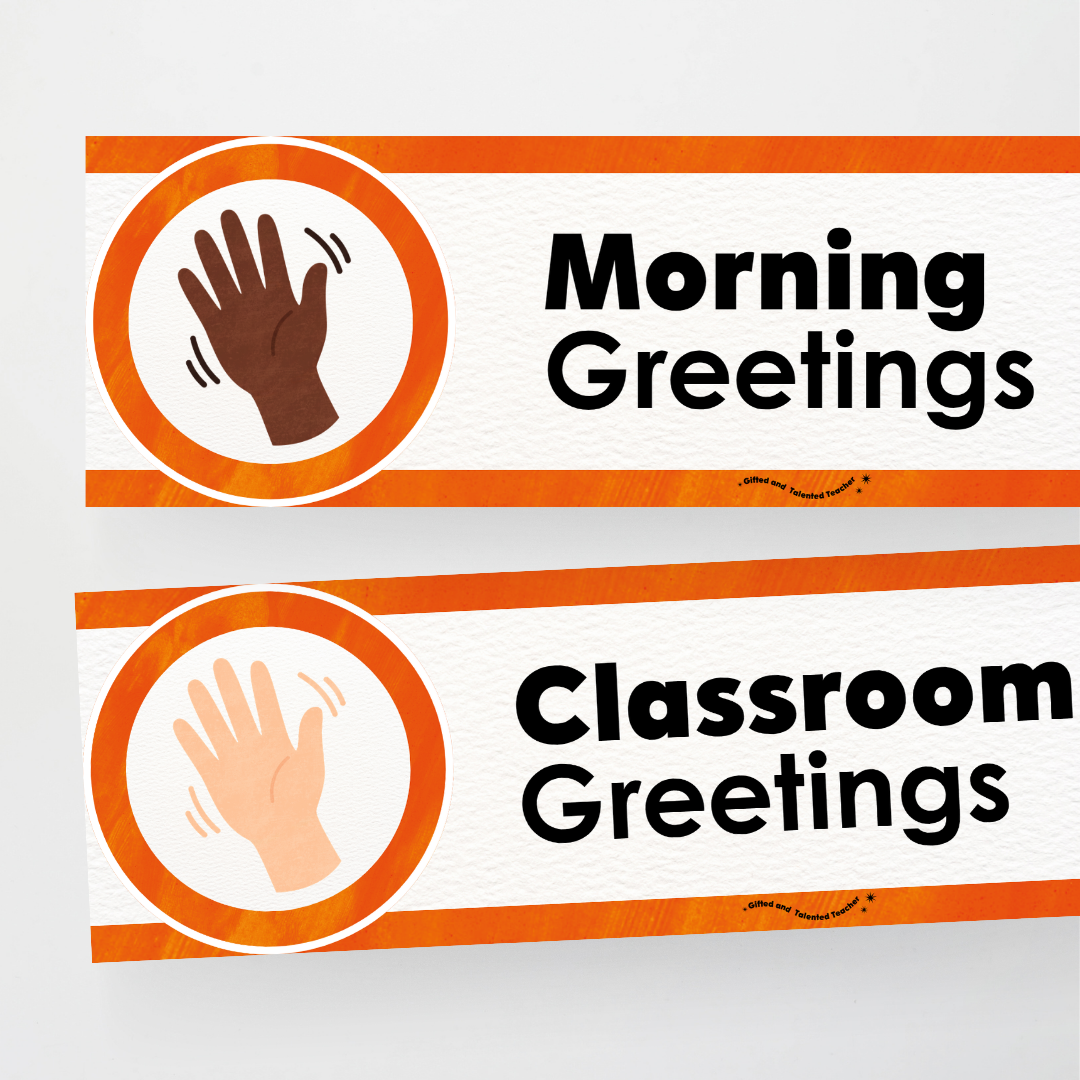 Morning Greetings - Insect Life Classroom Decor