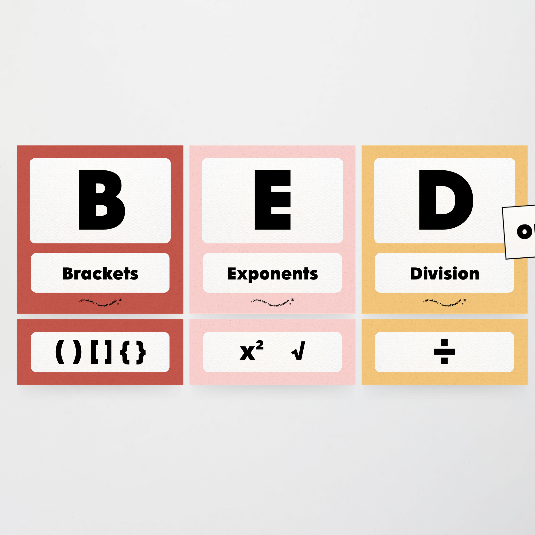 BEDMAS Order of Operations - Little Circus Classroom Decor - Teacher Resources & Classroom Decor
