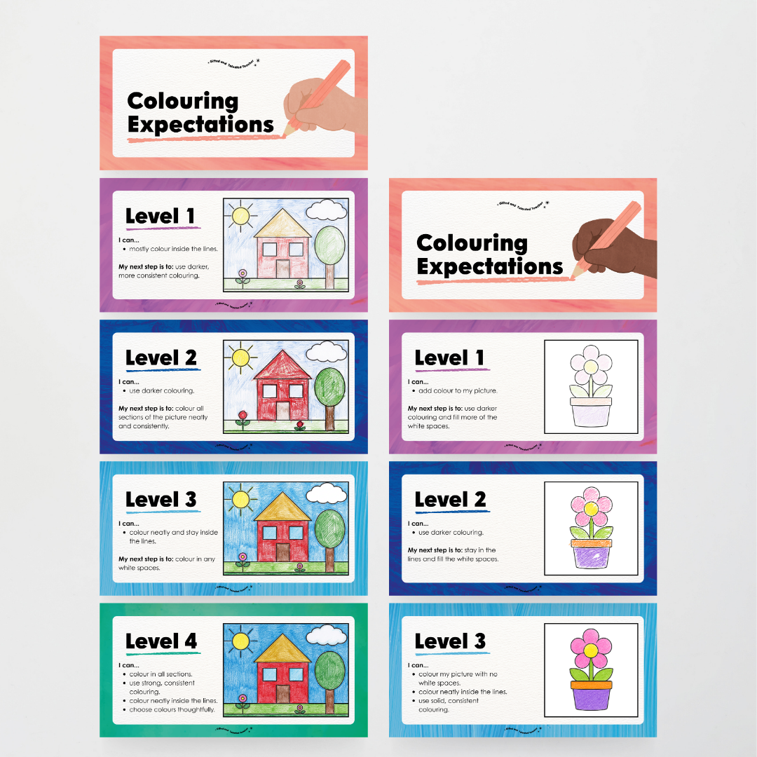Colouring / Coloring Expectations Classroom Wall Display - Insect Life Classroom Decor