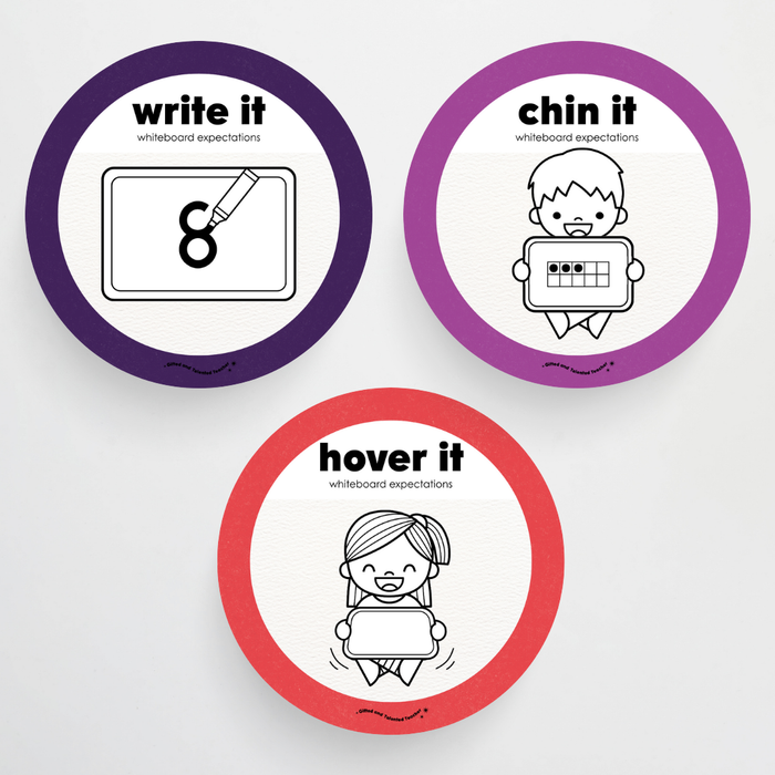 Mini Whiteboard Expectations, Prompts and Cues: Space Classroom Decor