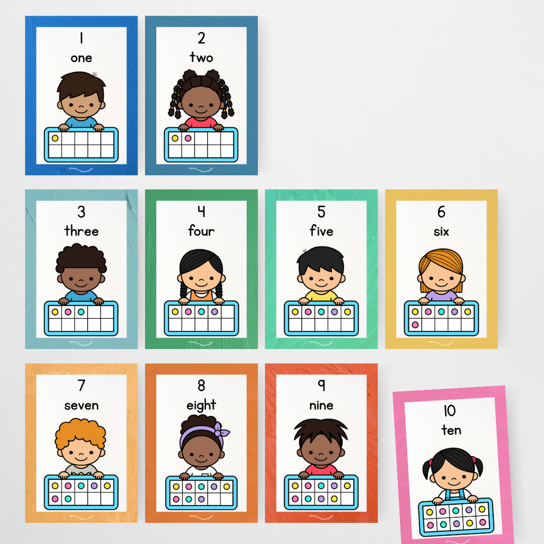 Ten Frames Posters - Place Value Posters: Numbers 0-20 North America Classroom Decor - Teacher Resources & Classroom Decor