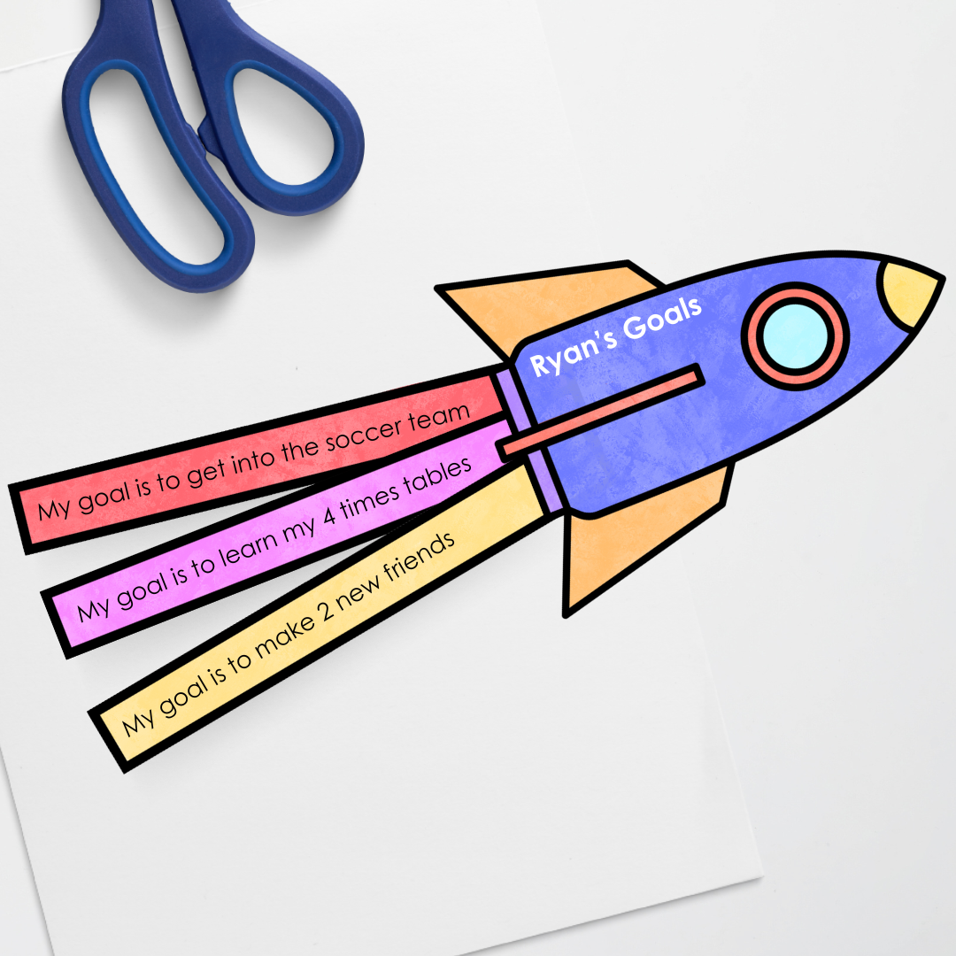 Goal Setting Rocket: Back to School