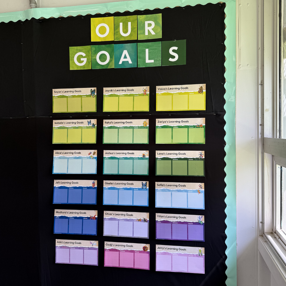 Pete Cromer: Goal Setting Bundle - Insect Life Classroom Decor