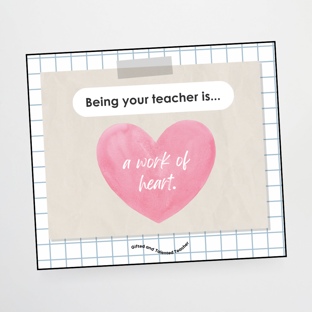 Student Gift Tags – Valentine’s Day