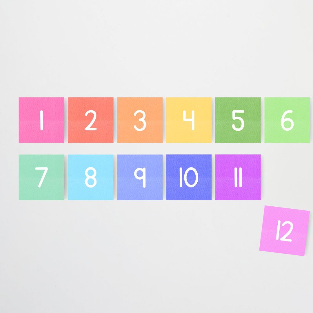 Number Line - Rainbow Classroom Decor