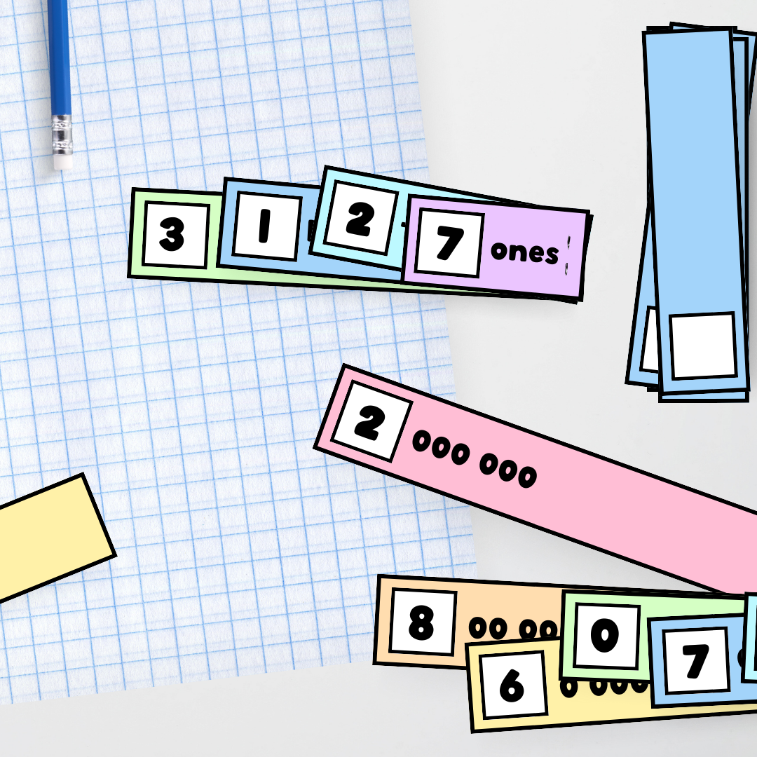 Place AND Value Strips | Non Standard Partitioning Activity