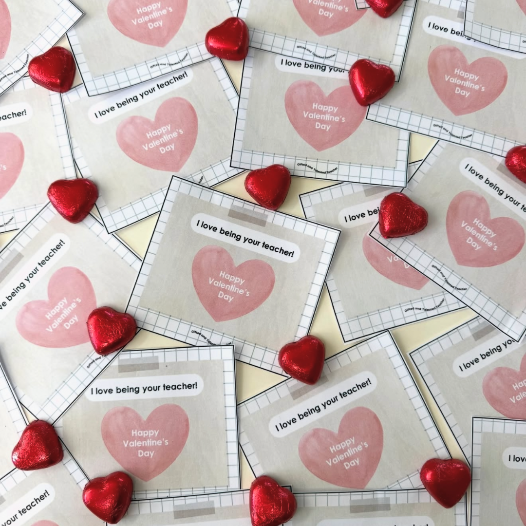 Student Gift Tags – Valentine’s Day - Teacher Resources & Classroom Decor
