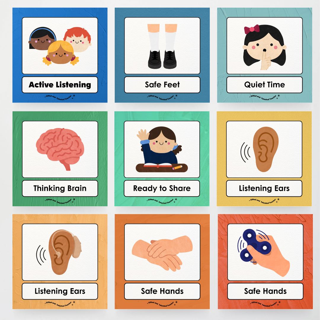 Inclusive Active Listening Editable Classroom Display - North America Classroom Decor - Teacher Resources & Classroom Decor