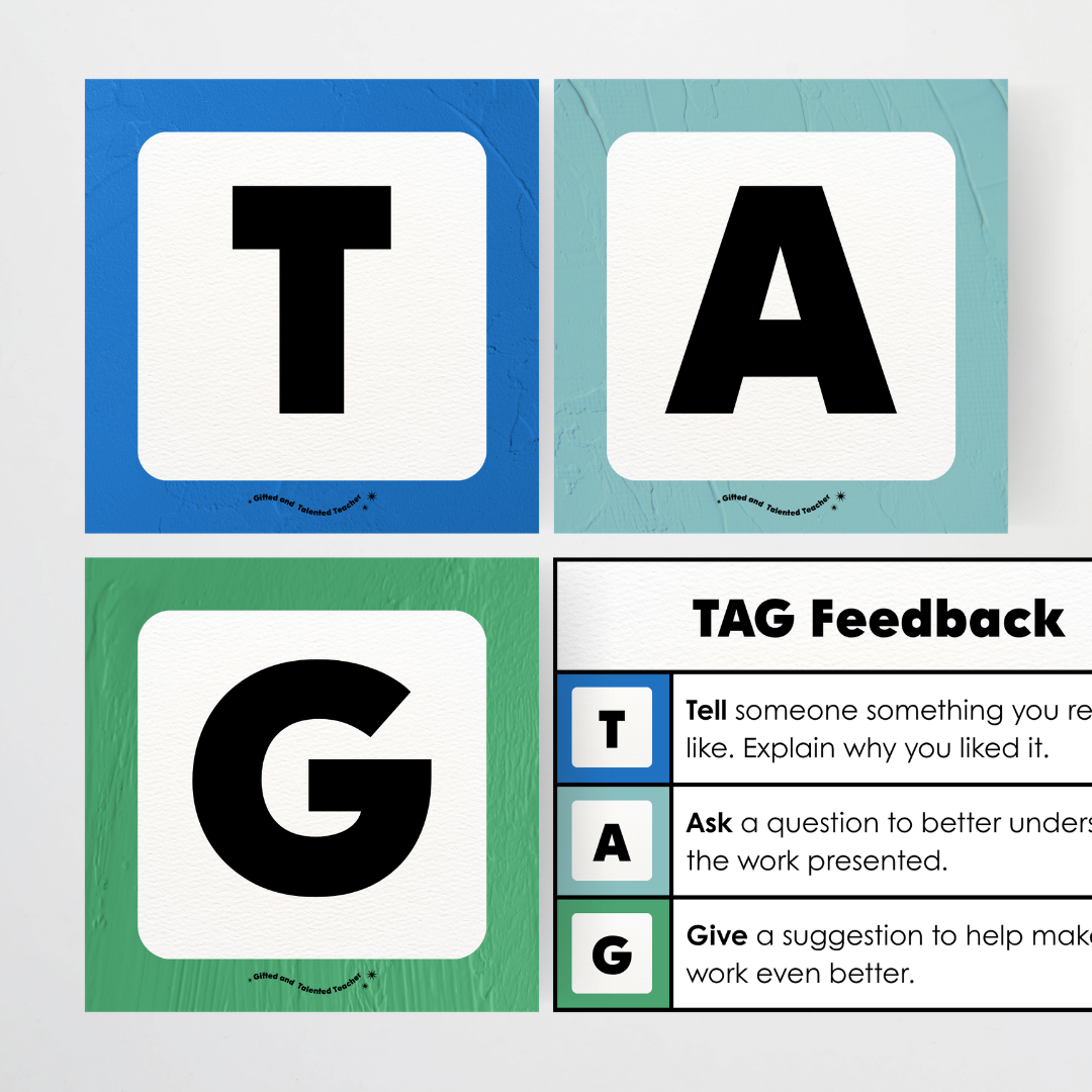 TAG Peer Feedback - North America Classroom Decor