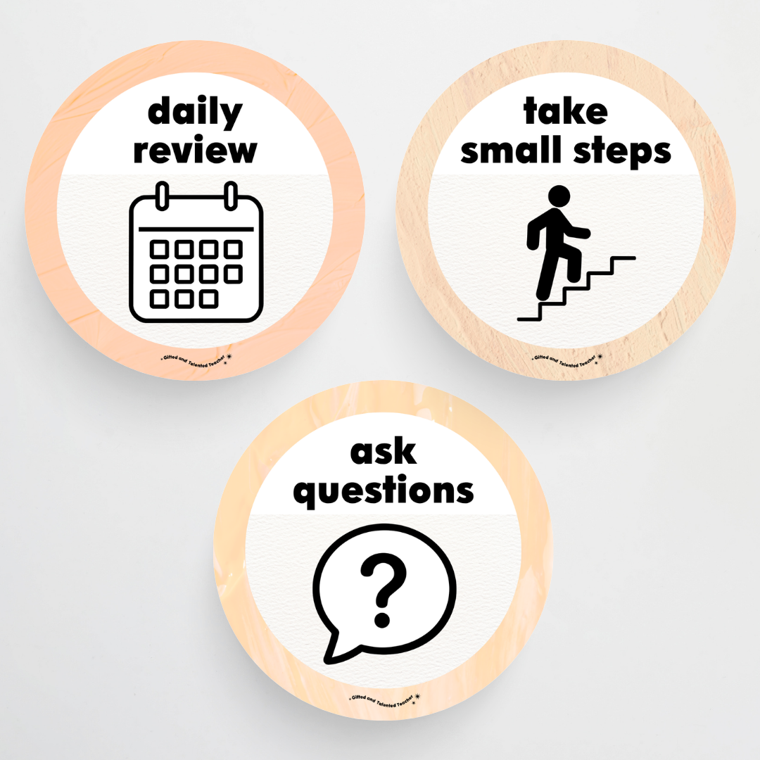 Principles of Instruction - Neutral Classroom Decor