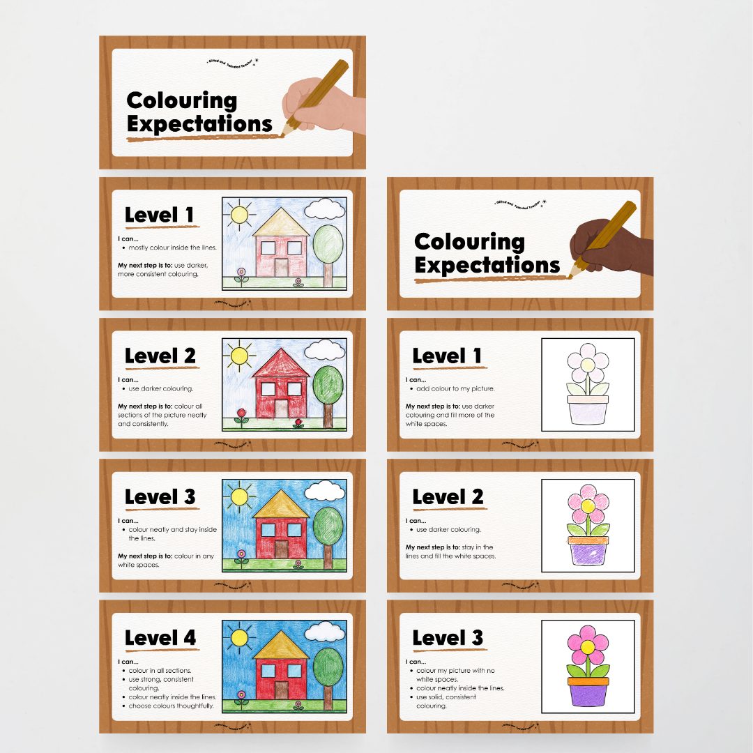 Colouring / Coloring Expectations Classroom Wall Display - Back To School Classroom Decor