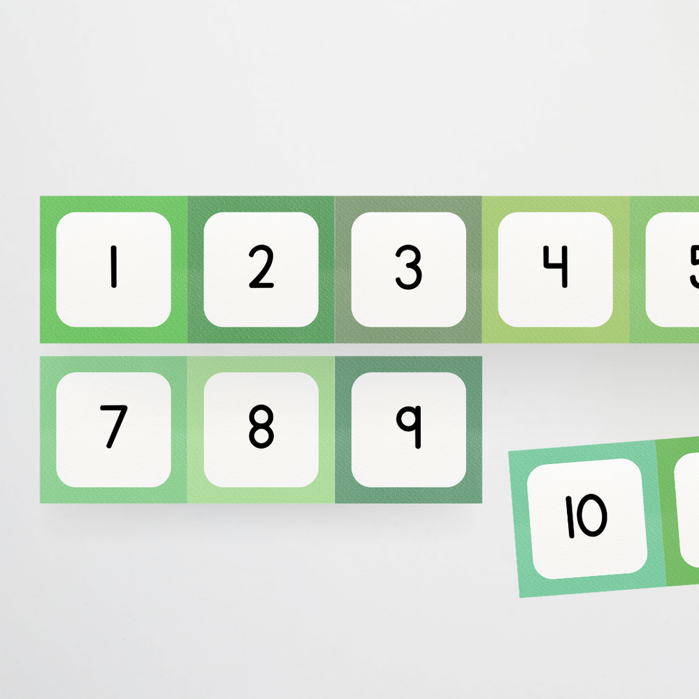 Number Line - Leafy Greens Classroom Decor | Gifted and Talented ...