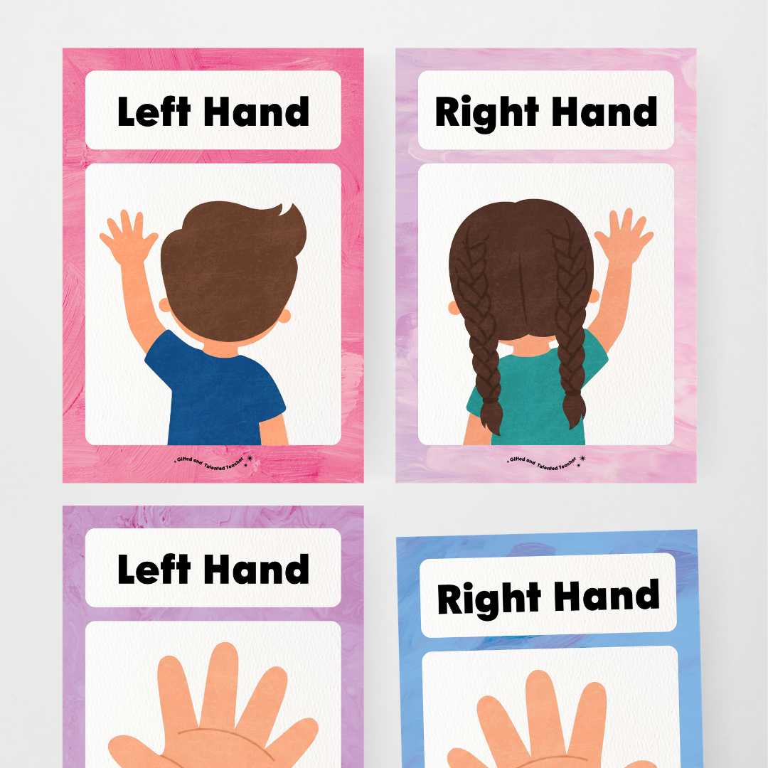 Left Hand and Right Hand Position Classroom Display - Sea Life Classroom Decor - Teacher Resources & Classroom Decor