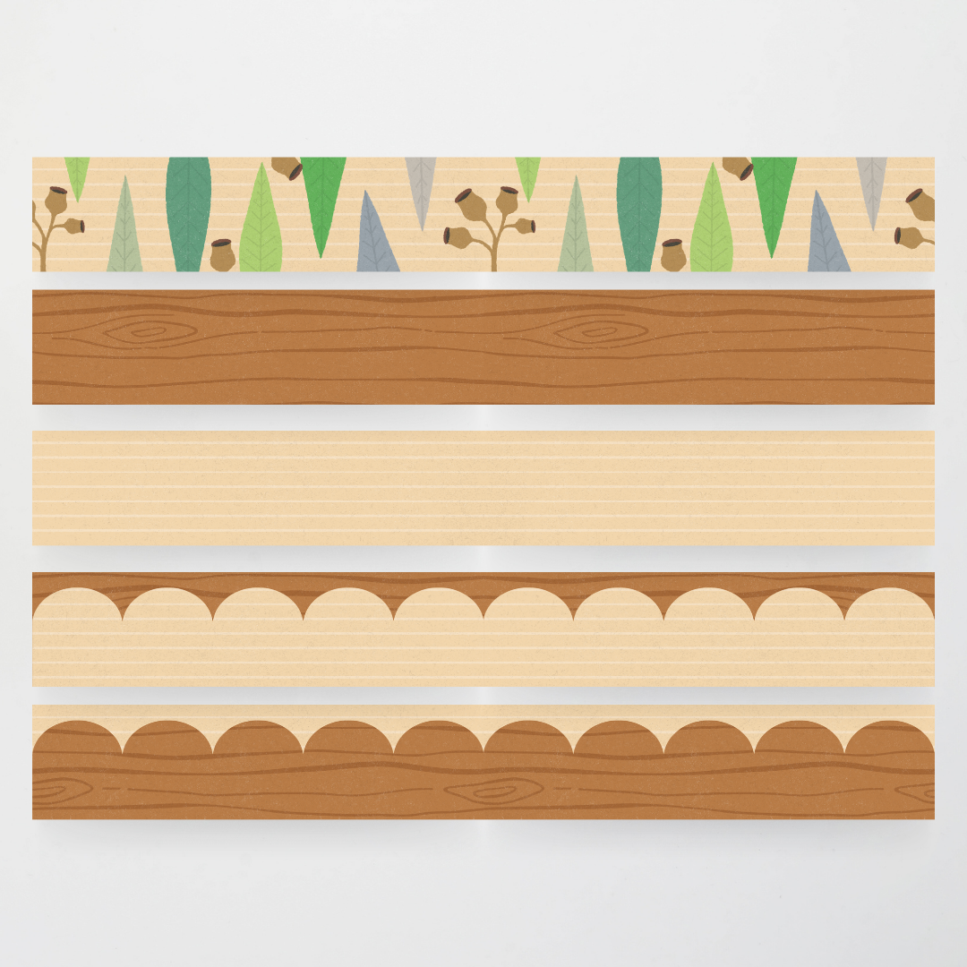 Philip Bunting: Neutral Border Set - Back to School Classroom Decor