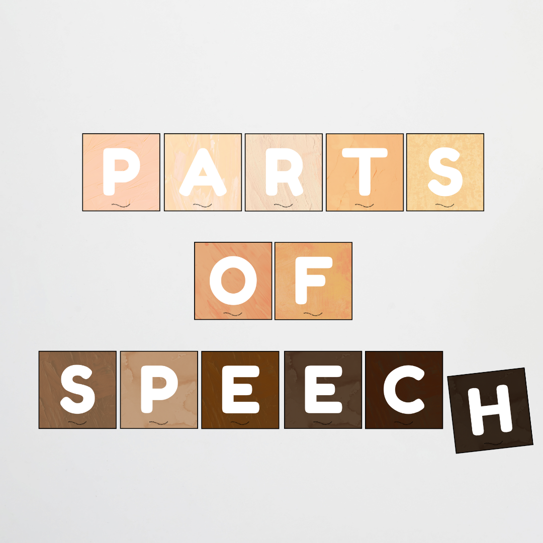 Parts of Speech Posters and Classroom Display - Neutral Classroom Decor - Teacher Resources & Classroom Decor