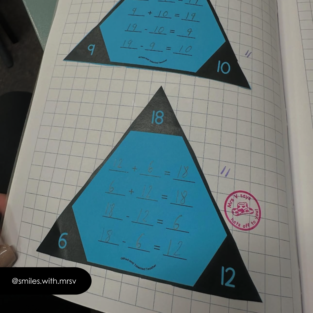 Fact Families: addition and subtraction