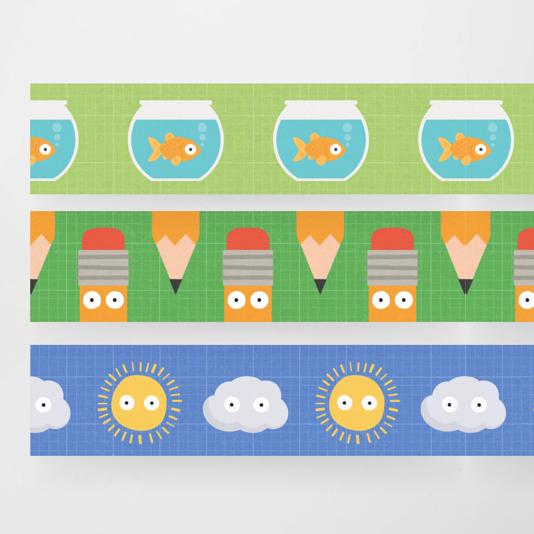 Philip Bunting: Vibrant Border Set - Back to School Classroom Decor