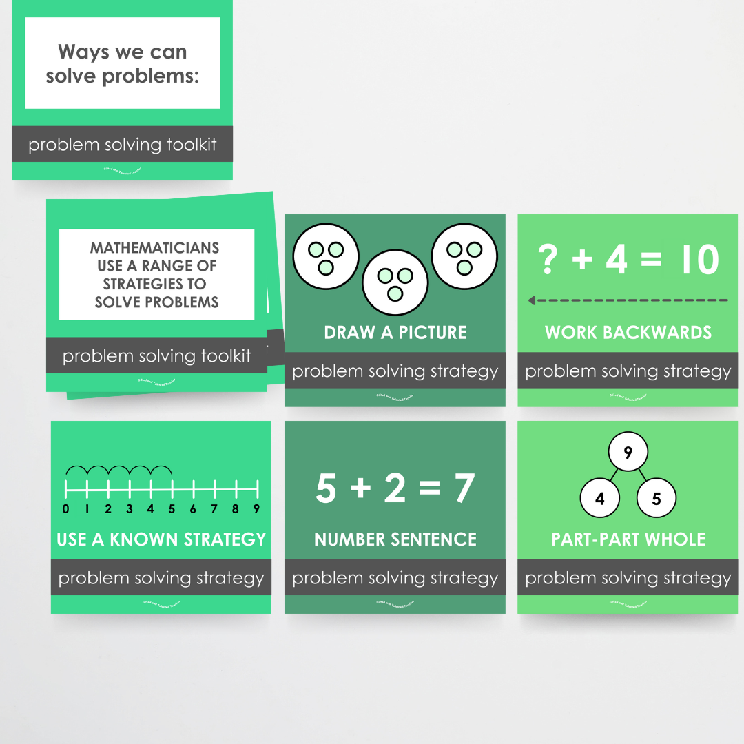 Lower Grades Problem Solving Strategy Toolkit: Leafy Green