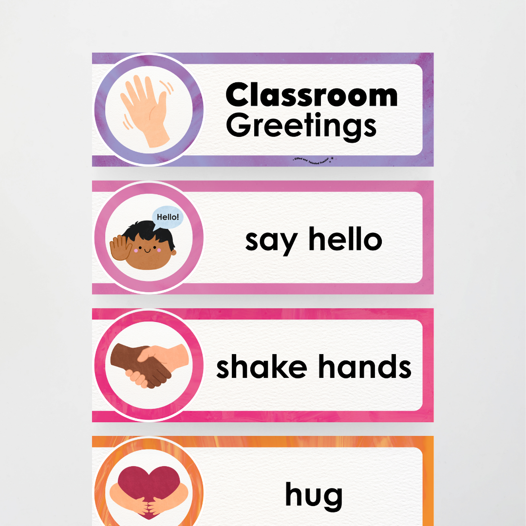 Morning Greetings - Australian Fauna and Flora Classroom Decor