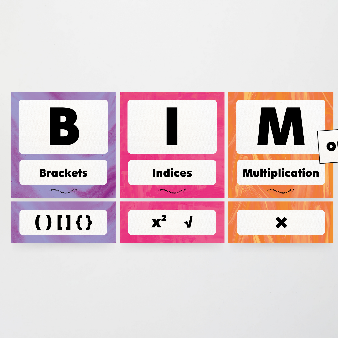 BIMDAS Order of Operations - Australian Fauna and Flora Classroom Decor - Teacher Resources & Classroom Decor