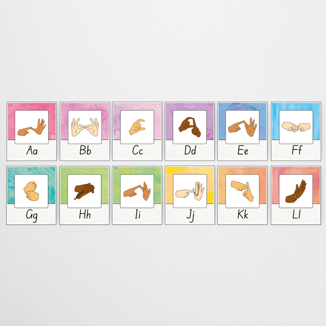 Pete Cromer: Auslan Alphabet Posters - Sea Life Classroom Decor