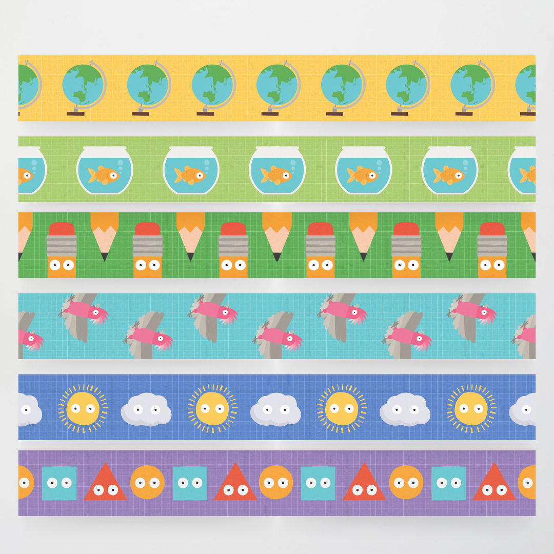 Philip Bunting: Vibrant Border Set - Back to School Classroom Decor