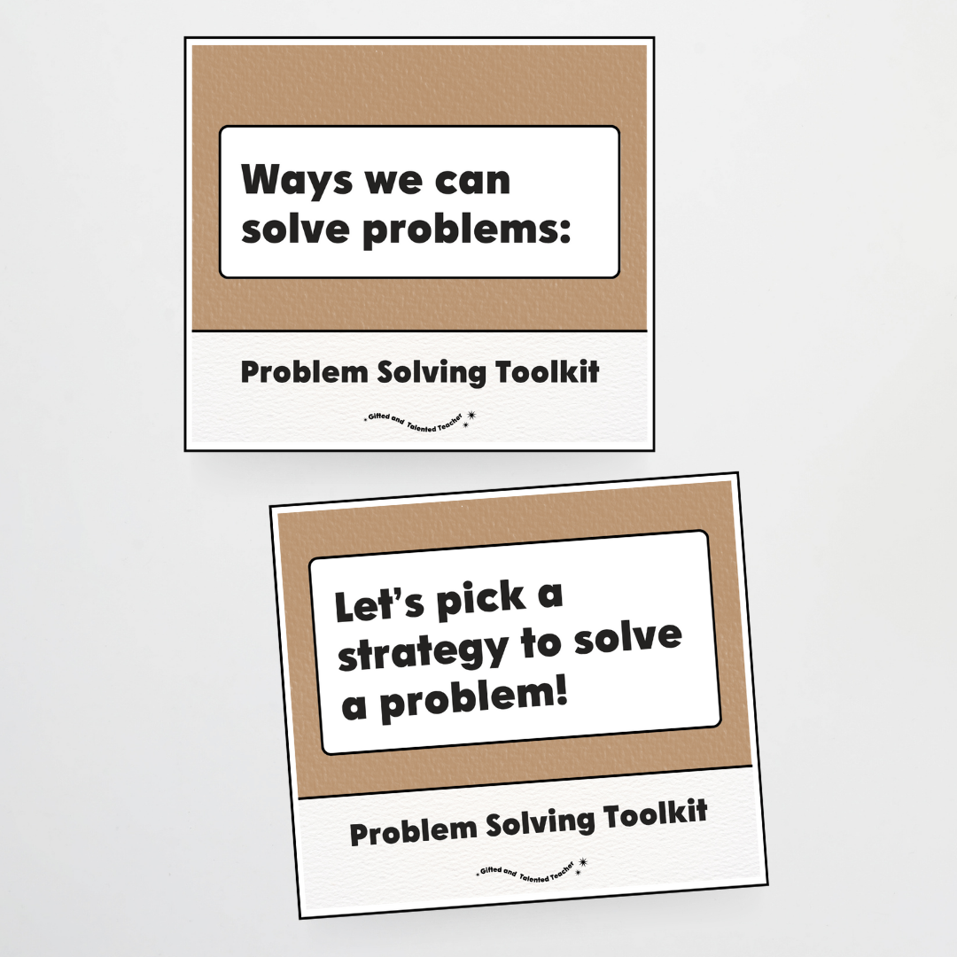 Lower Grades Problem Solving Strategy Toolkit - Farmers Market Classroom Decor