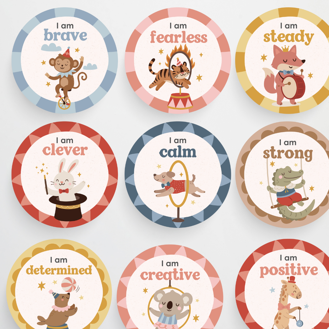 Affirmation Station Classroom Display - Little Circus Classroom Decor