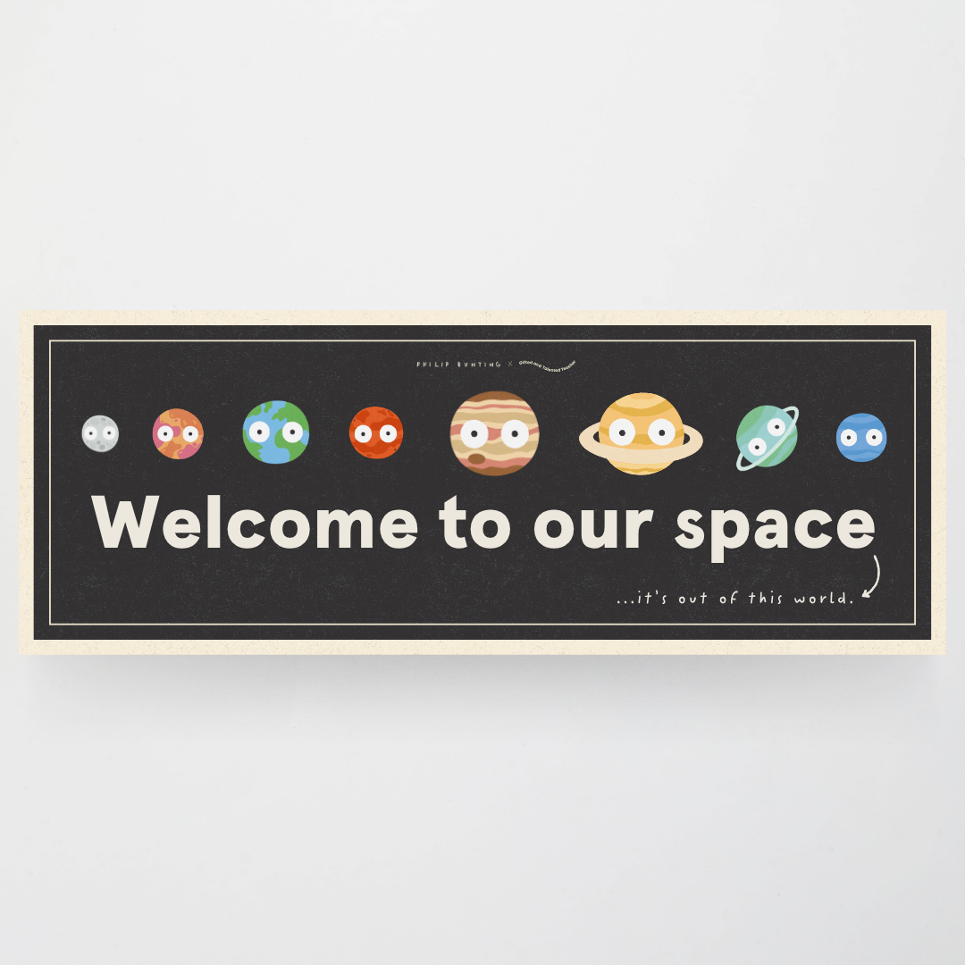 Philip Bunting: Classroom Door Display - Watch this Space Classroom Decor