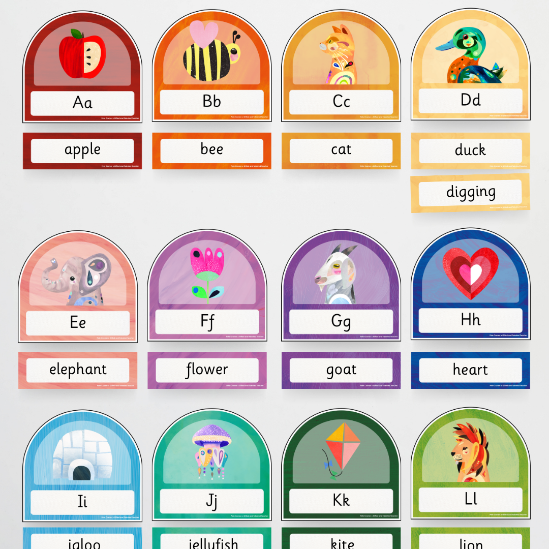 English and Literacy Posters Bundle - Insect Life Classroom Decor