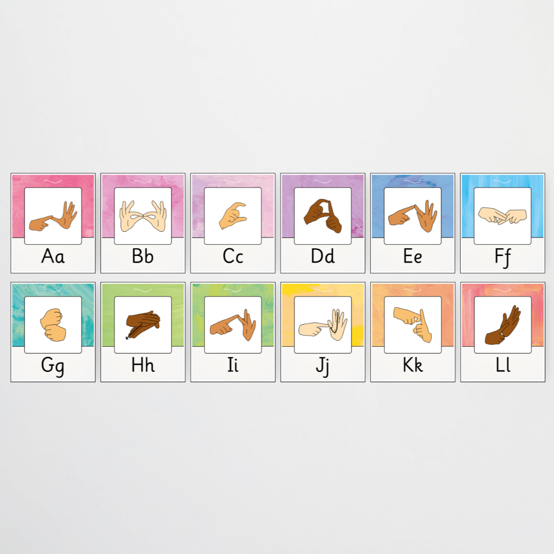 Pete Cromer: Auslan Alphabet Posters - Sea Life Classroom Decor