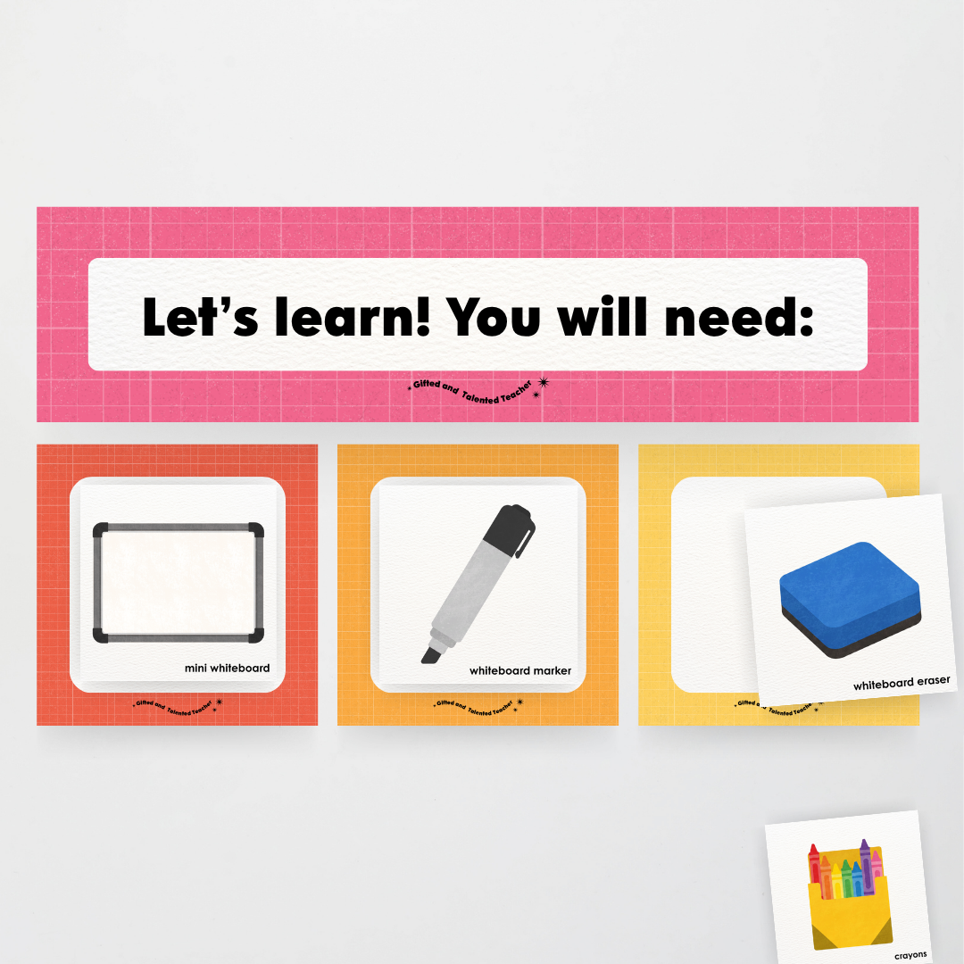 Supplies You Will Need Classroom Display - Back To School Classroom Decor