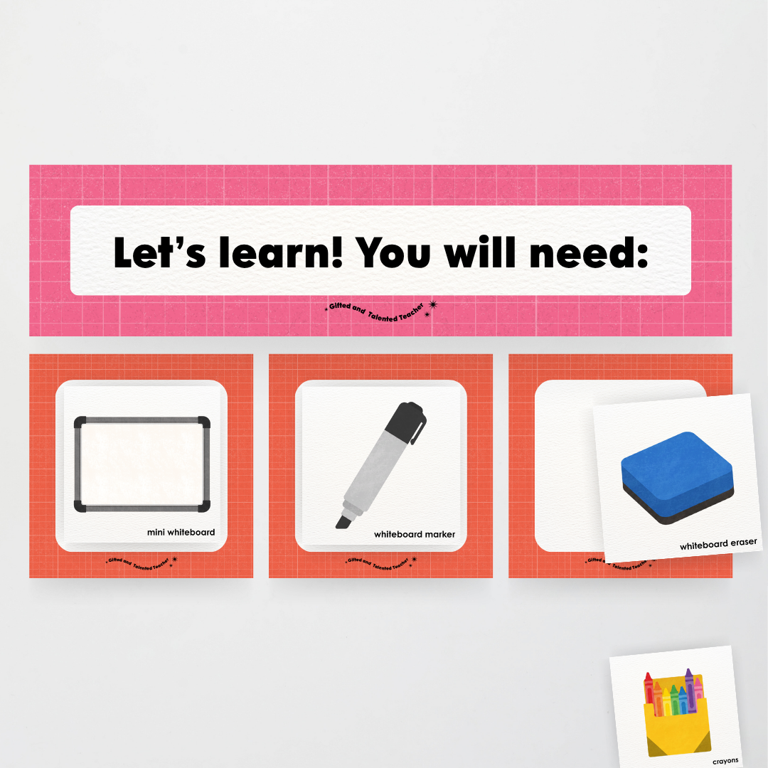 Supplies You Will Need Classroom Display - Back To School Classroom Decor