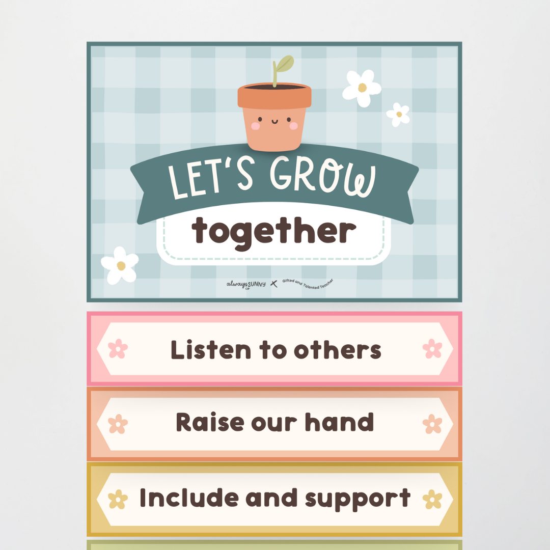 Classroom Agreement - Farmers Market Classroom Decor - Teacher Resources & Classroom Decor