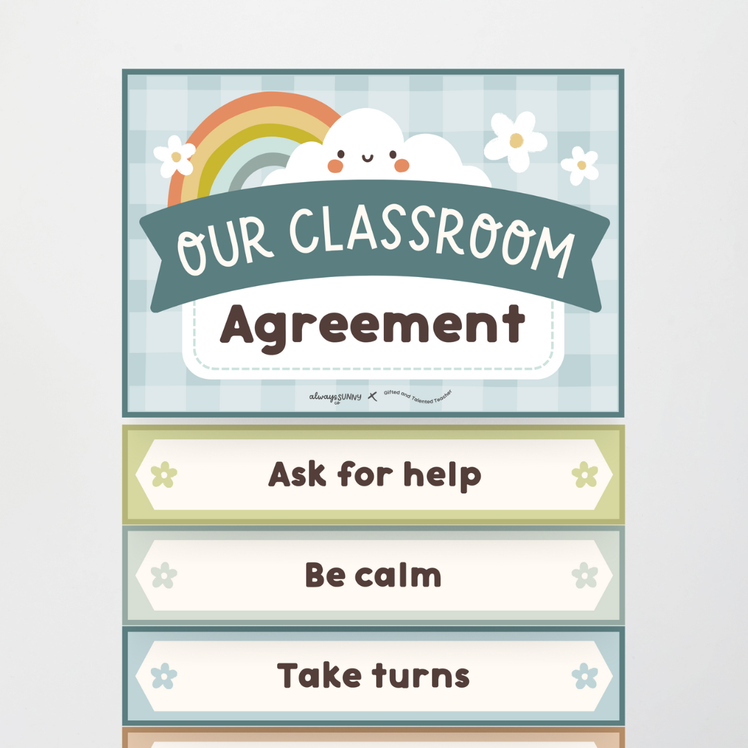 Classroom Agreement - Farmers Market Classroom Decor - Teacher Resources & Classroom Decor