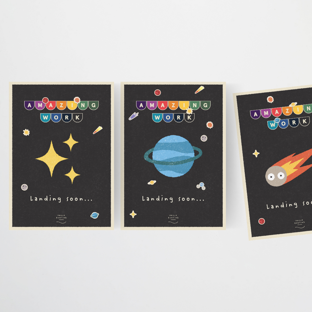 Philip Bunting: Amazing Work... Coming Soon Posters - Watch this Space Classroom Decor - Teacher Resources & Classroom Decor