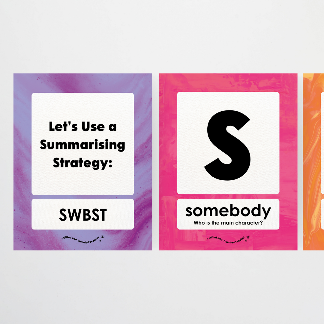 Summarising the Text: SWBST Somebody, Wanted, But, So Then - Australian Fauna and Flora Classroom Decor