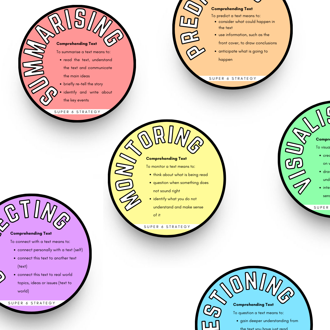 The Super 6 Strategies: Posters - Bright Rainbow