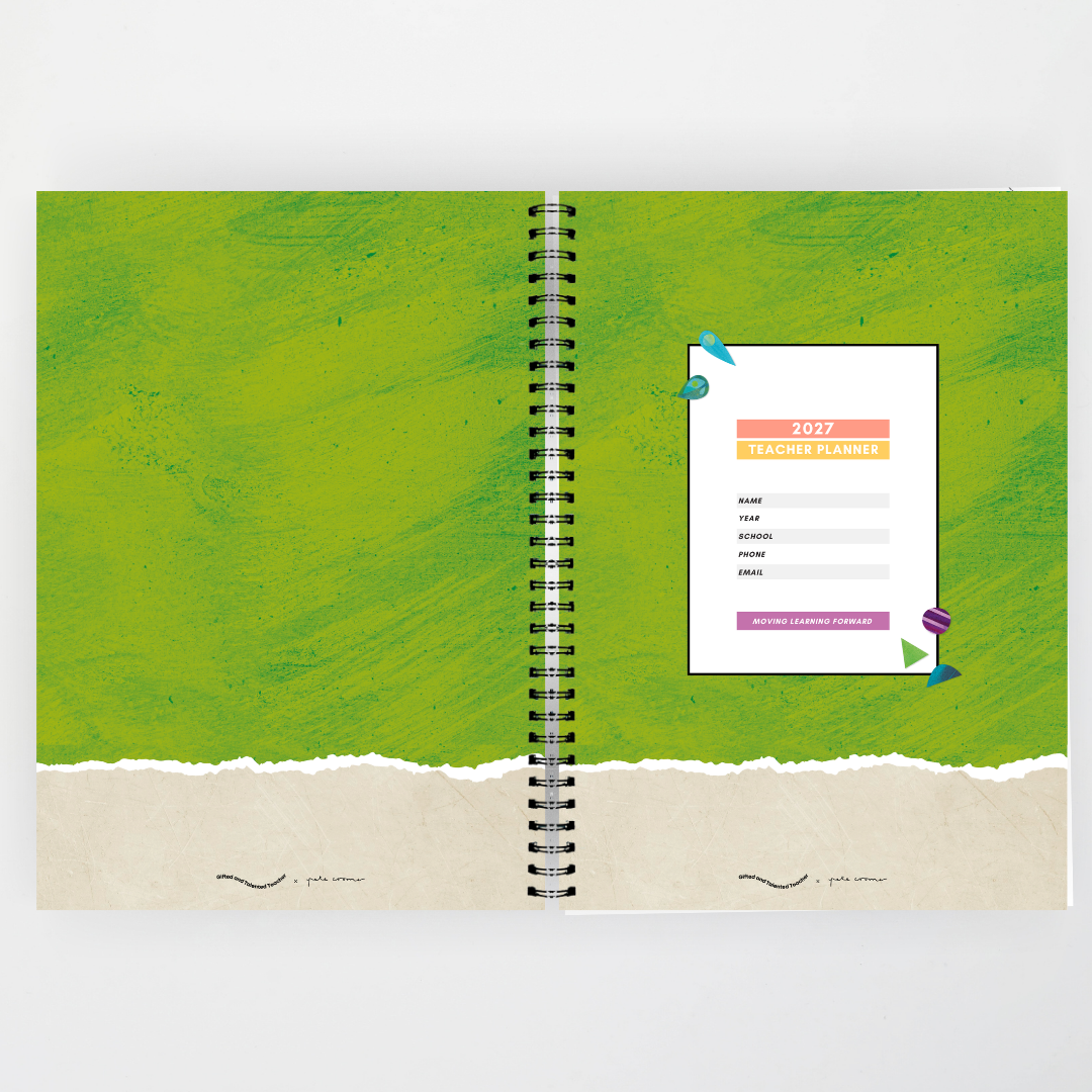 x Pete Cromer 2027 Weekly Teacher Planner: Butterfly - Insect Life Classroom Decor