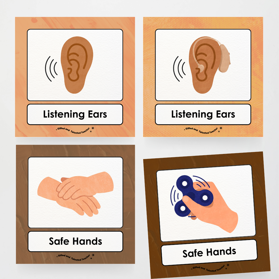 Inclusive Active Listening Editable Classroom Display - Neutral Classroom Decor - Teacher Resources & Classroom Decor