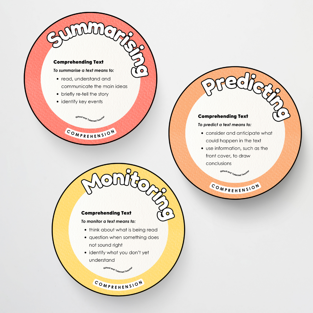 The Super 6 Strategies: Posters - Rainbow Classroom Decor