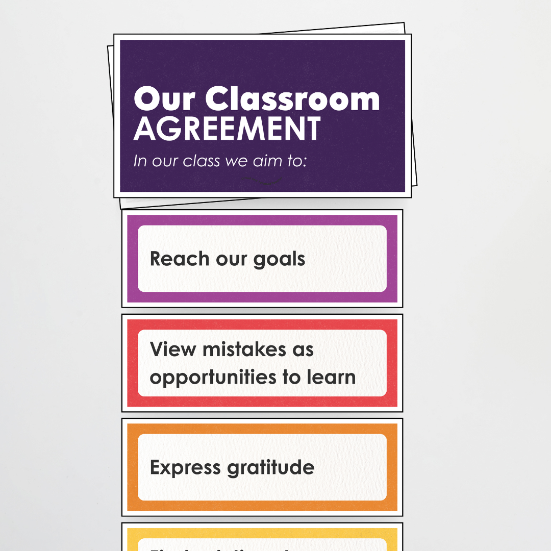 Philip Bunting: Class Aims - Watch this Space Classroom Decor