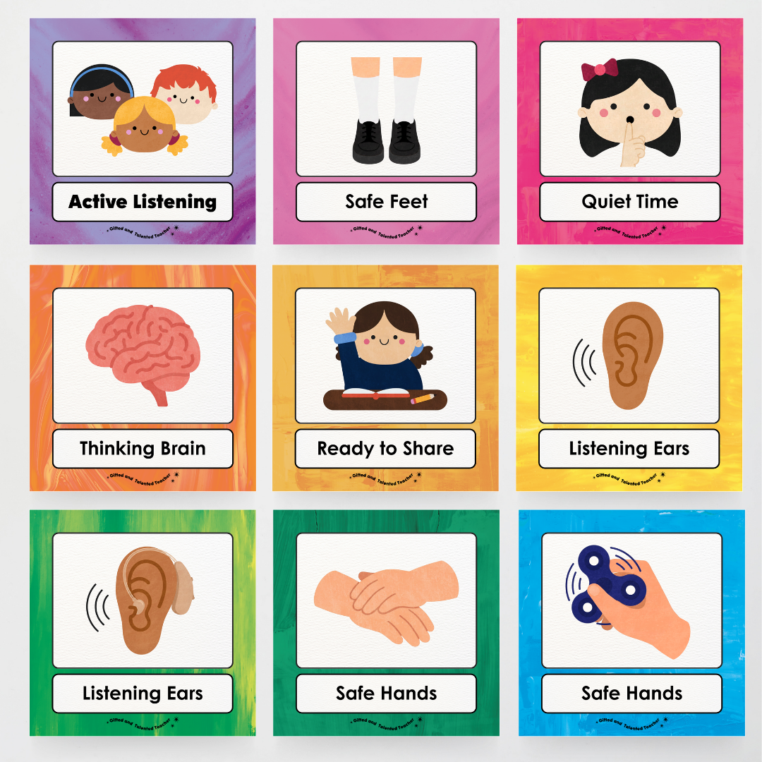 Inclusive Active Listening Editable Classroom Display - Australian Fauna and Flora Classroom Decor - Teacher Resources & Classroom Decor