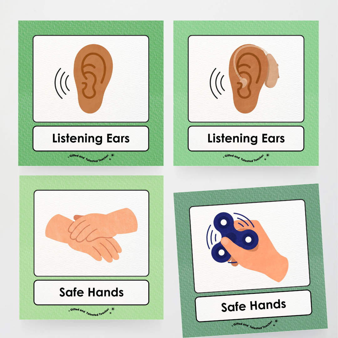 Inclusive Active Listening Editable Classroom Display - Leafy Greens Classroom Decor - Teacher Resources & Classroom Decor