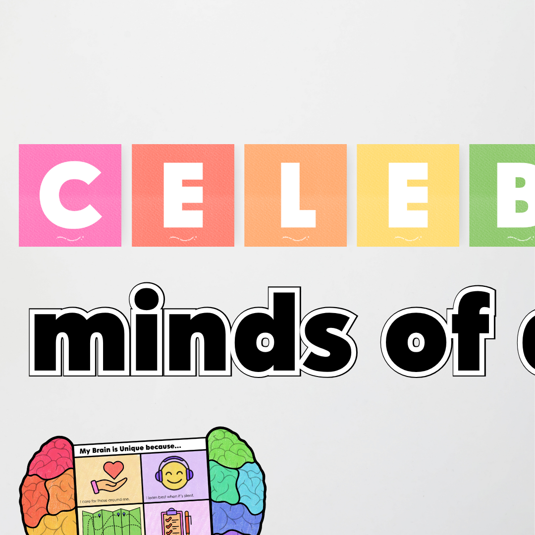 Celebrate Minds of All Kinds Wall Display and Banner - Neurodiversity Teacher Resource - Teacher Resources & Classroom Decor
