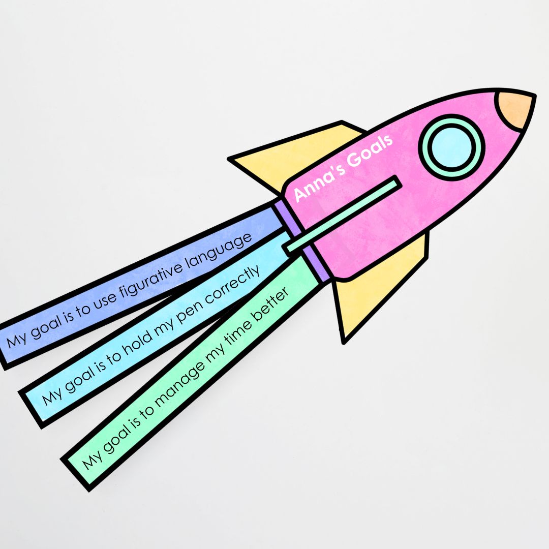 Goal Setting Rocket: Back to School