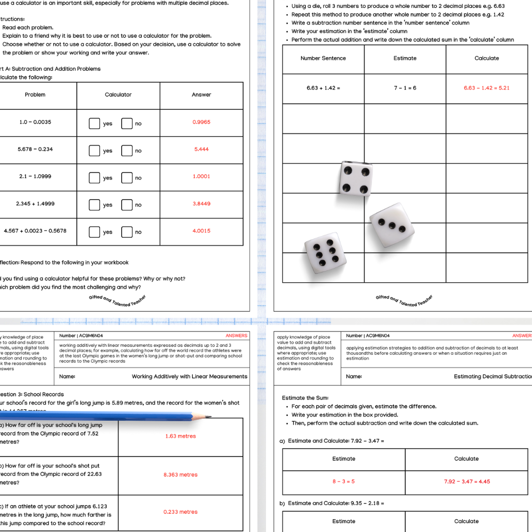 Number - Year 6 Australian Curriculum AC9M6N04