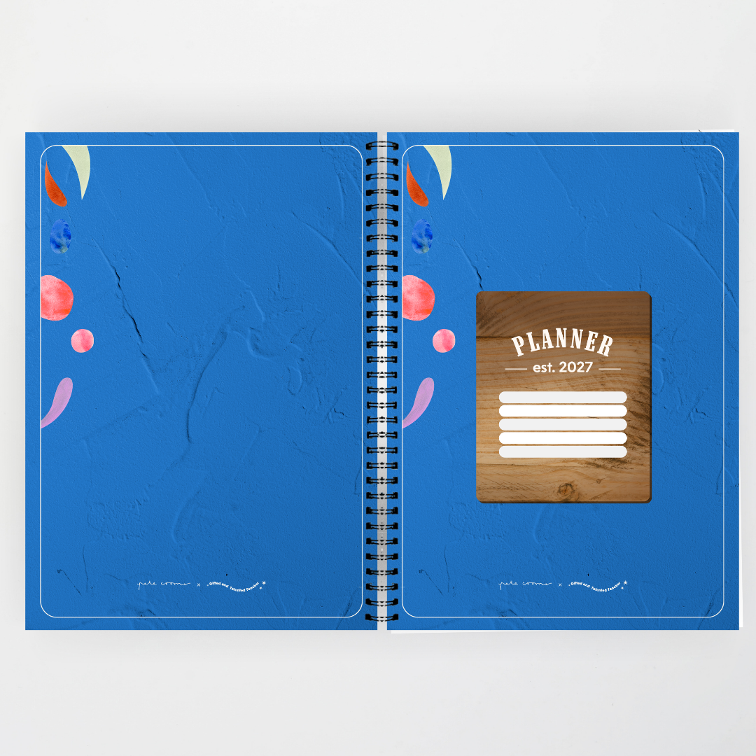 x Pete Cromer 2027 Weekly Teacher Planner: Brown Bear - North America Classroom Decor